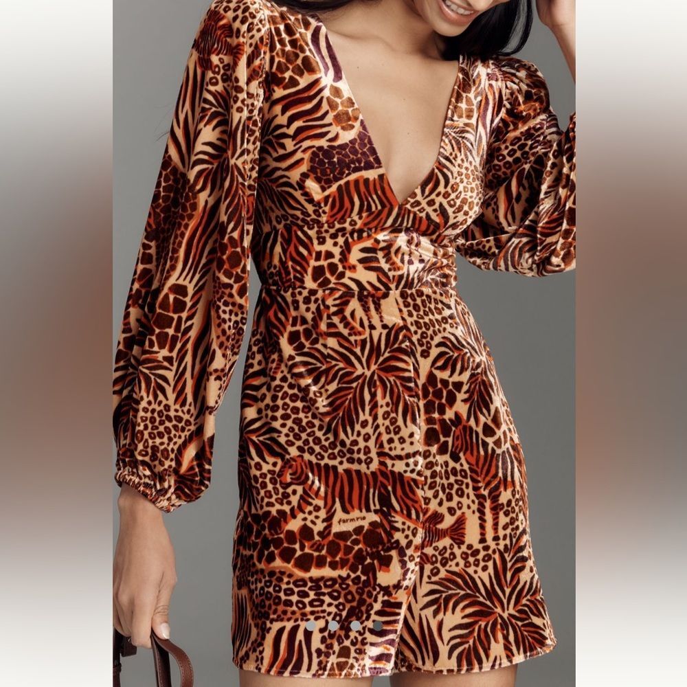 FARM Rio x Anthropologie Long Sleeve Animal Print Romper
NWT - Picture 4 of 4